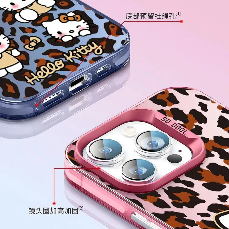 Cartoon Hello Kitty Case For Apple iPhone 11 13 15 Pro Max 14 Plus 12 16 Phone Cover Silicone Shell Shockproof Protective Funda