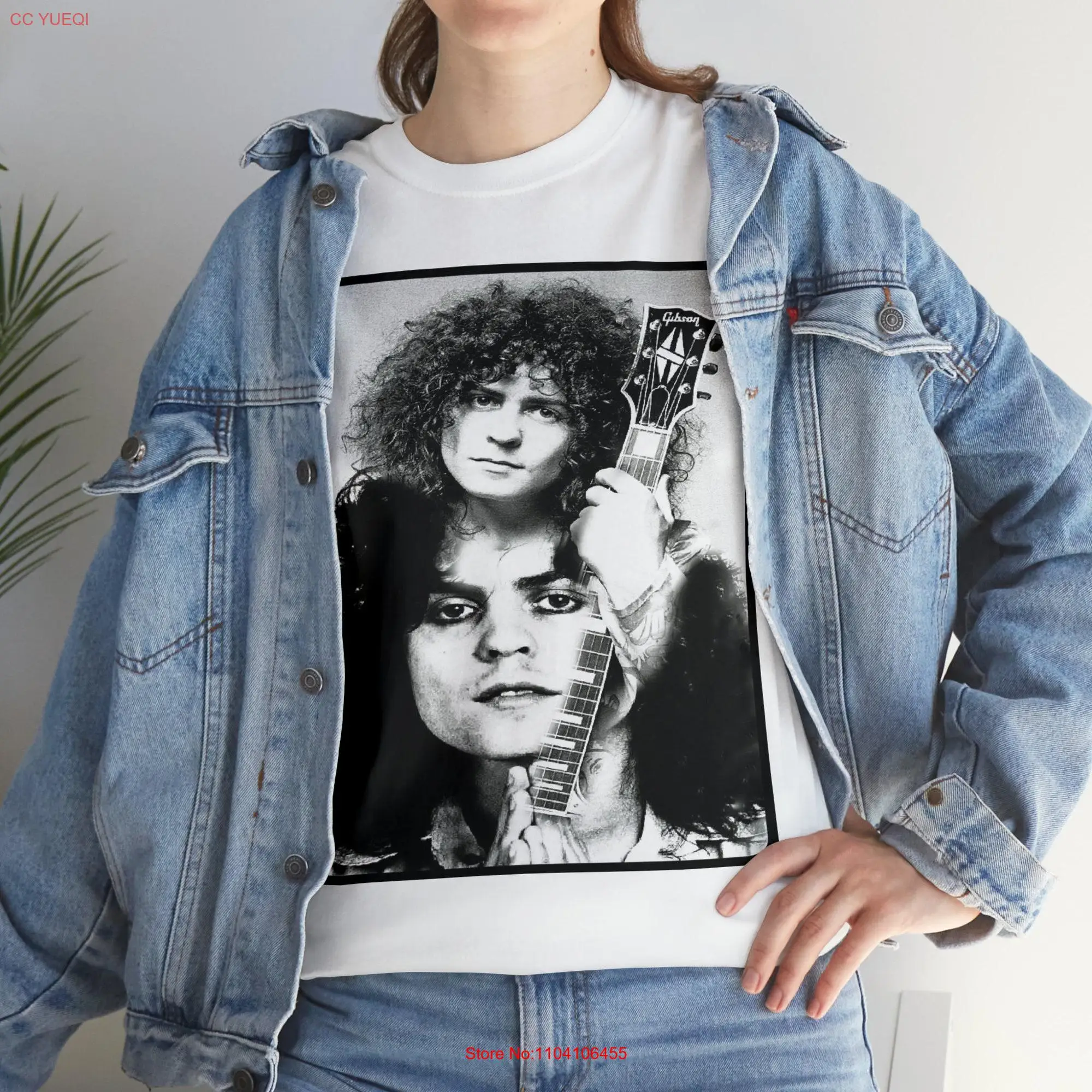 MARC BOLAN T Shirt 2 DTG Printing long or short sleeves