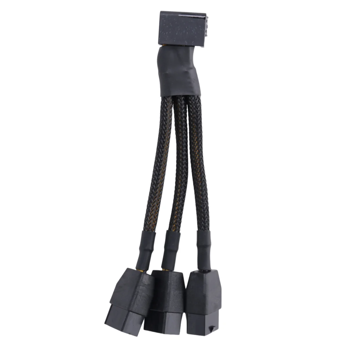 كابل وحدة معالجة الرسومات 16Pin إلى 3X 8 Pin Pcie Extension - 16AWG PCIE 5.0 90 درجة الزاوية اليمنى 16 Pin 12+4Pin محول العرض (النوع B) الساخن