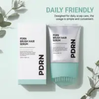 PDRN Hair Serum With Built-In Brush,Strengthen Hair Root Anti Hair Loss Improve Scalp Environment Daily Head Care Scalp Massager 5