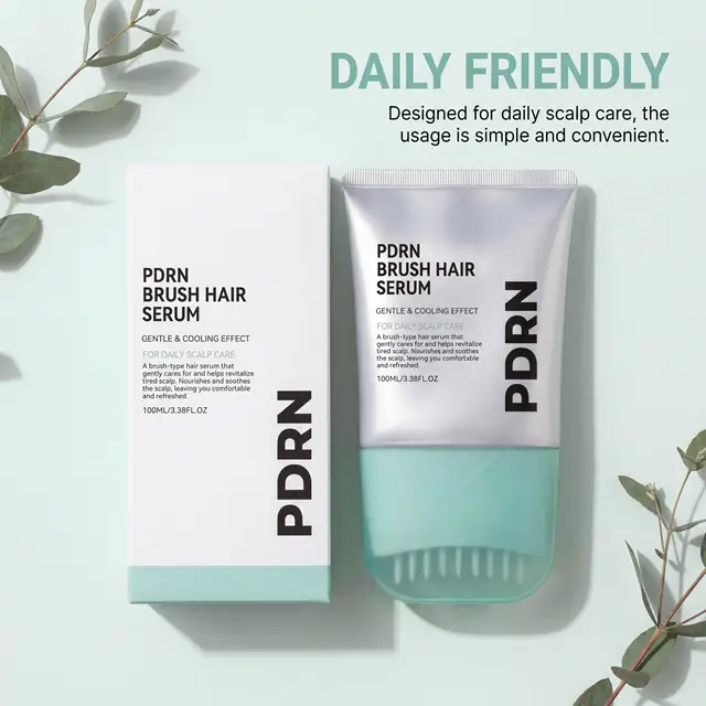 PDRN Hair Serum With Built-In Brush,Strengthen Hair Root Anti Hair Loss Improve Scalp Environment Daily Head Care Scalp Massager 5 PDRN Hair Serum With Built-In Brush,Strengthen Hair Root Anti Hair Loss Improve Scalp Environment Daily Head Care Scalp Massager 5