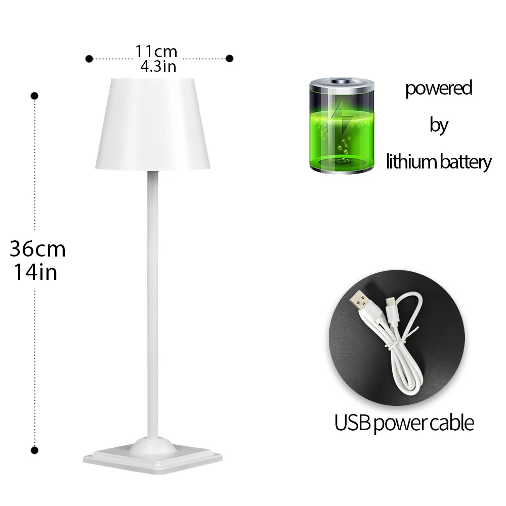 LED Wireless Wine Bottle Lamp Portable Touch Table Lamp Wireless LED Desk Lamp Creative Ambient Night Lamp