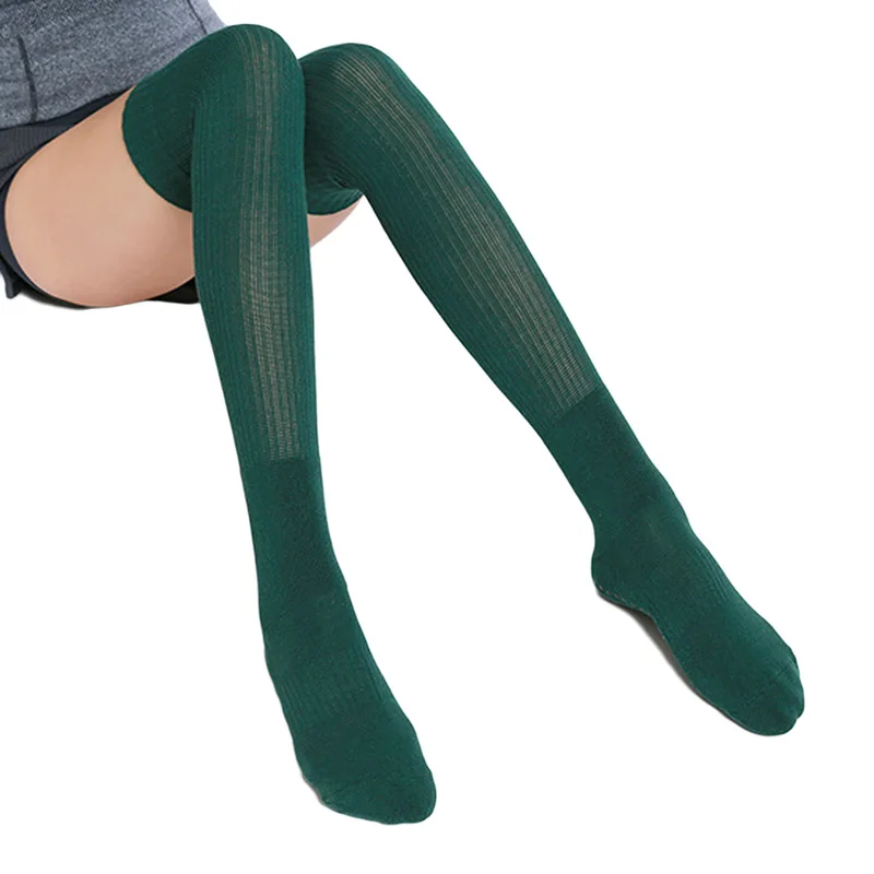 Calcetines de Yoga de punto por encima de la rodilla para mujer, medias largas gruesas cálidas, cubierta de pierna, regalo de primavera y otoño, gran oferta, nuevo