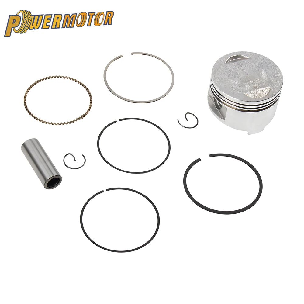 Motorrad-Kolbenring-Set 57,4mm für GY6 150cc 157QMJ TANK ROKETA JALON STRADA TaoTao Peace Moped Roller ATV Go-Kart UTV