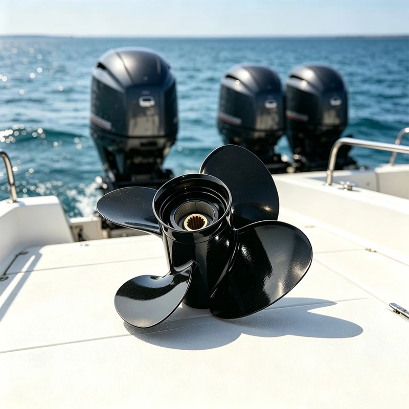 4 Blades Captain Outboard Propeller 15 Teeth Similar to Solas Amita 4 Fit Suzuki 50-140HP Pitch 13/15/17/19/21 3413-138-17