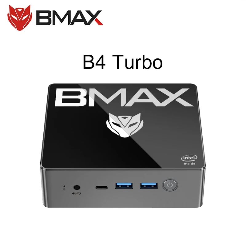 BMAX B4 Turbo Mini PC Intel N150 16GB 512GB SSD Windows 11 PC  HDMI2* Type-C1* Supports 4K@60Hz  Mini Desktop Computer