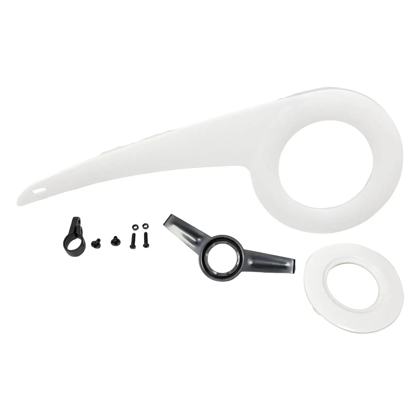 Fahrradkettenschutzabdeckung Kettenräder Kettenblattschutz Fahrradteile mit Halterung Hardware Radkurbelgarniturschutz für 32T-38T