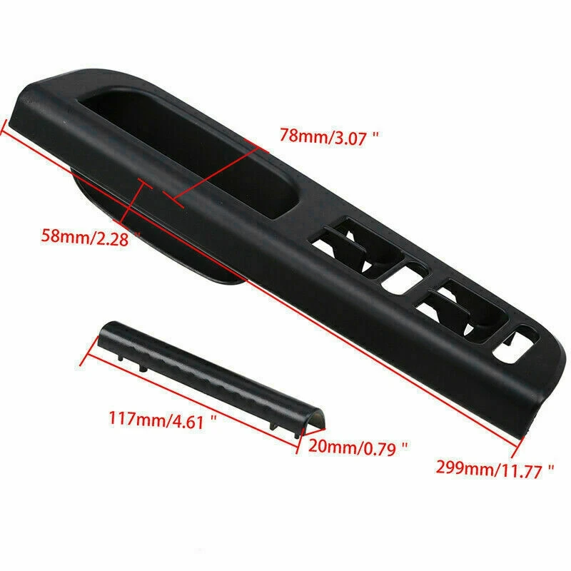 AY03-Squerda porta dianteira janela de vidro elevador botão interruptor de controle painel maçaneta da porta capa para golf 4 jetta mk4 bora 1998-2004