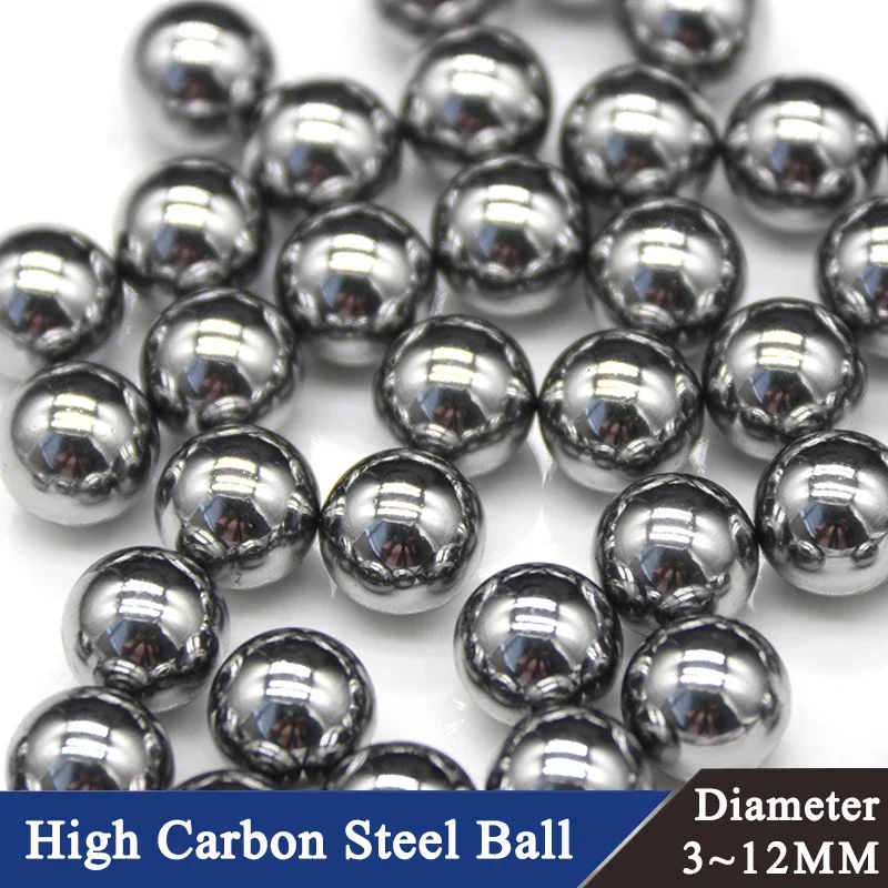 

3mm~12mm Brand New High Carbon Steel Ball Bearing Steel Ball Slingshot Hunting High Carbon Steel Marbles Bicycle Accessories