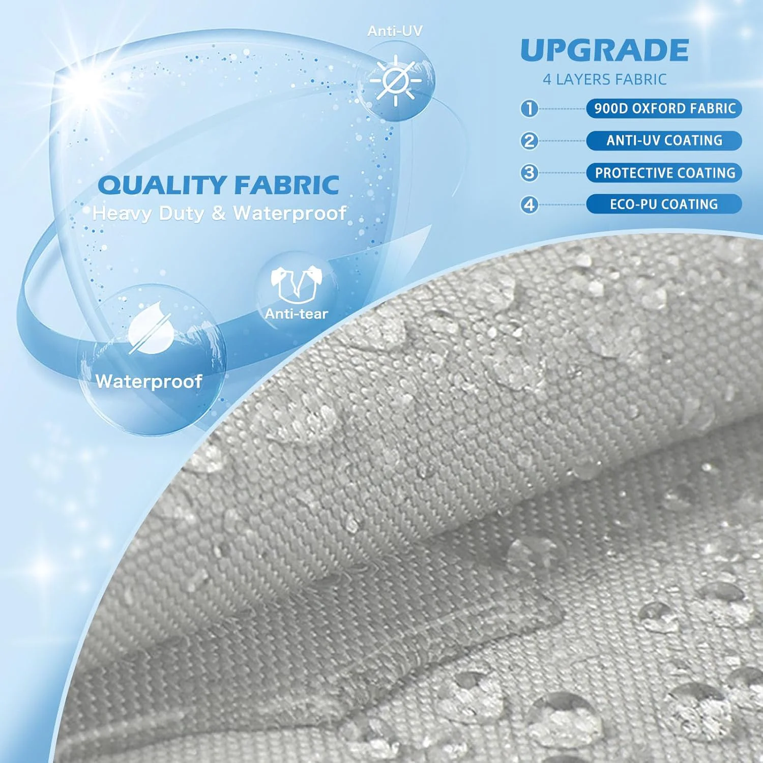 600D Heavy-Duty Rip-Resistant Waterproof Boat Cover Winter All-Weather Protection Fit For Universal Vessels Custom Sizes DDP