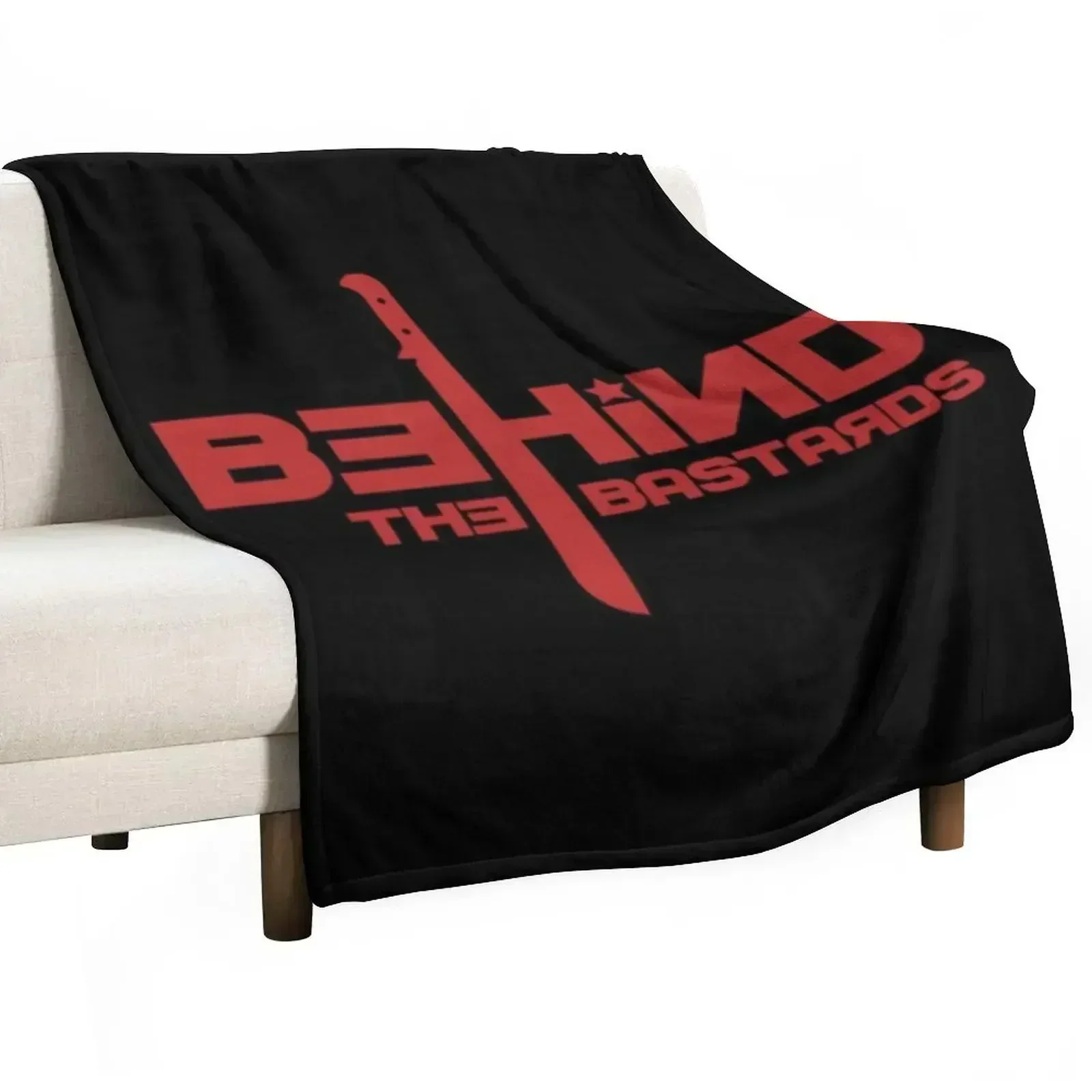 Behind The Bastards Throw Blanket anime cosplay anime heavy to sleep Personalized Gift Retros Weighted Blankets