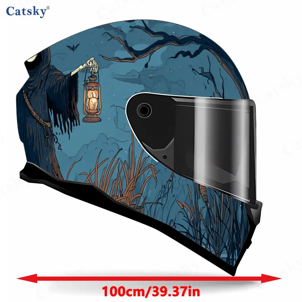 يحمل مصباحًا داكنًا وإبحارًا عبر لخوذة النهر من الفينيل، شارات خوذة كاملة الوجه مقاومة للماء والخدش،