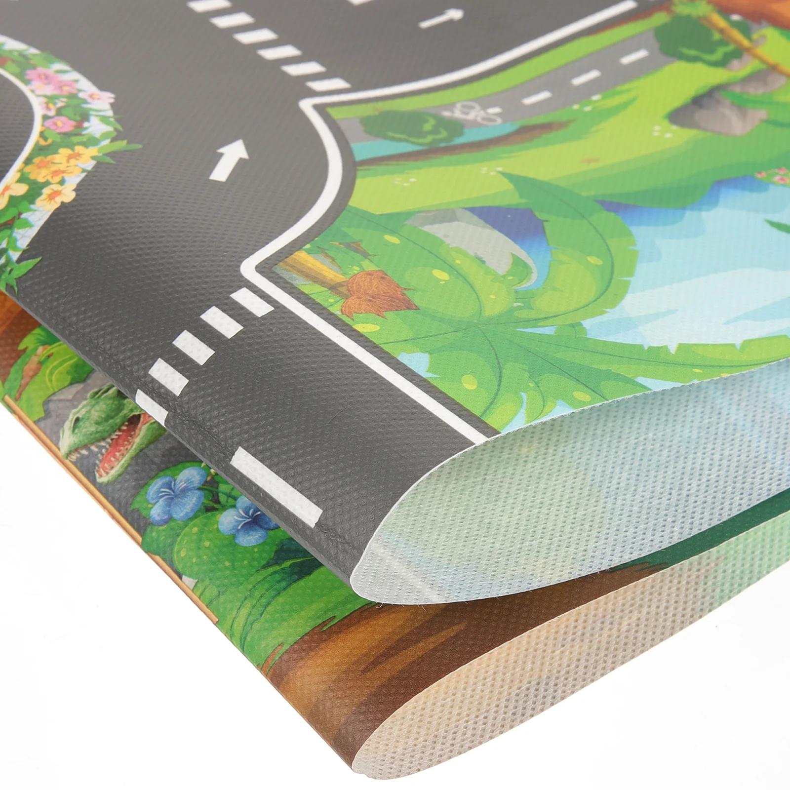 

Traffic Scene Floor Mat Basic Road Signs Recognition Toy The Mini Toys Kids Play Mats Toddlers Cloth Model Simulated