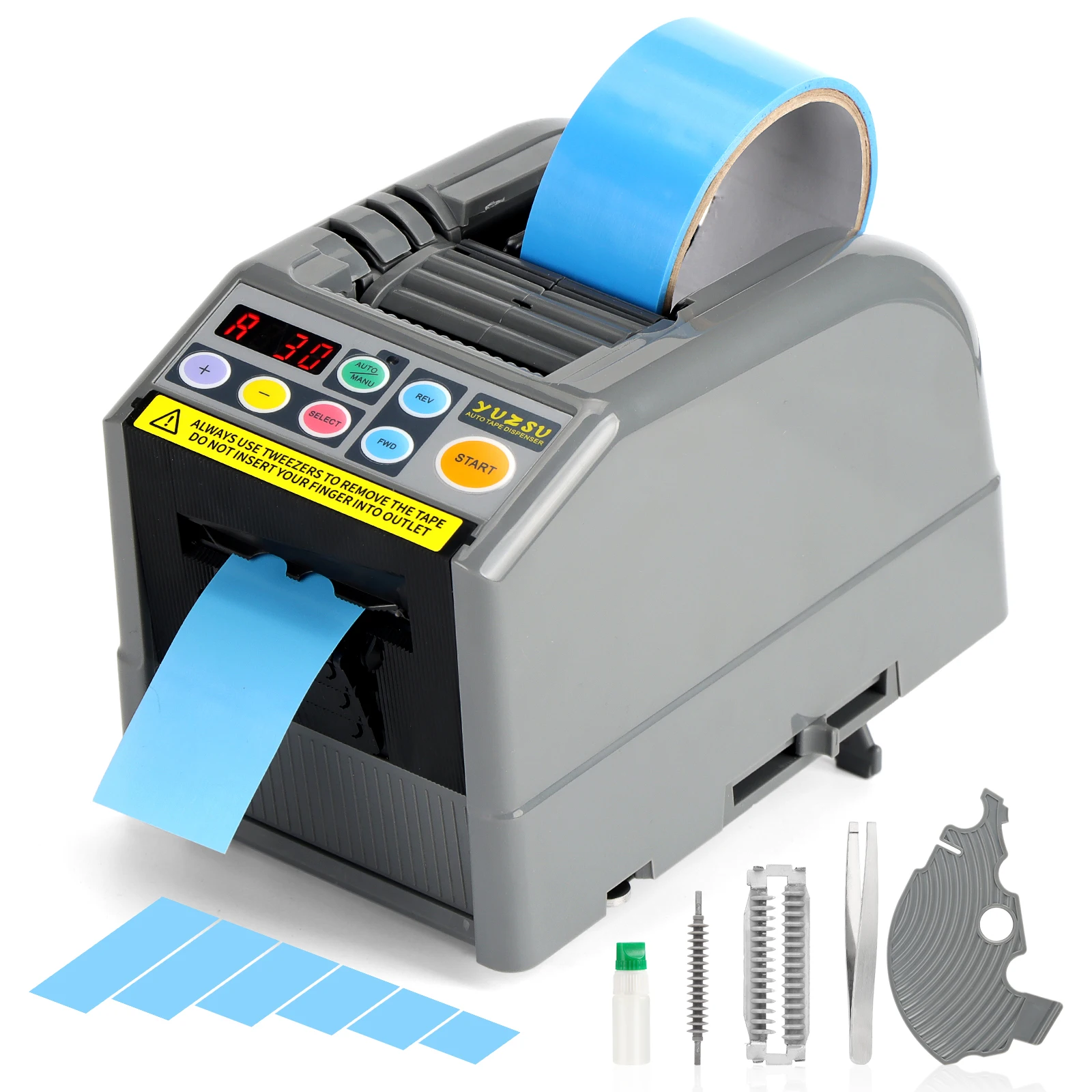 ZC-UT-9 Automatic  Tape Dispenser 6-60mm Width Range Adhesive Tape Cutting Packaging Machine for Factory Packaging