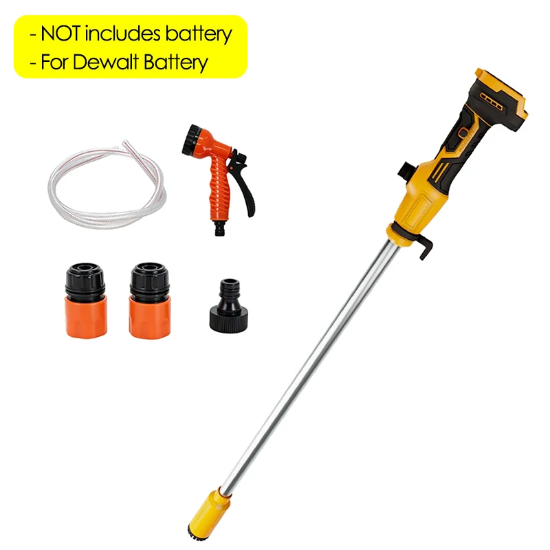 Bomba de Agua Eléctrica Inalámbrica Desmontable de 200W, Bomba de Transferencia de Agua para Piscina, Jardín, Estanque, Drenaje, Lavado de Autos, Compatible con Batería Dewalt