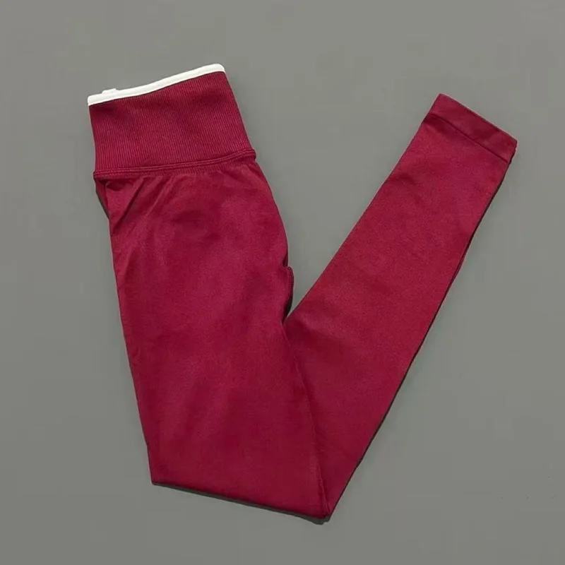 HISTELLO Gym-Leggings für Damen, nahtlose Yoga-Kleidung, gerippte Fitness-Leggings mit hoher Taille, Scrunch-Butt-Workout-Biker-Sporthose – Detail 20