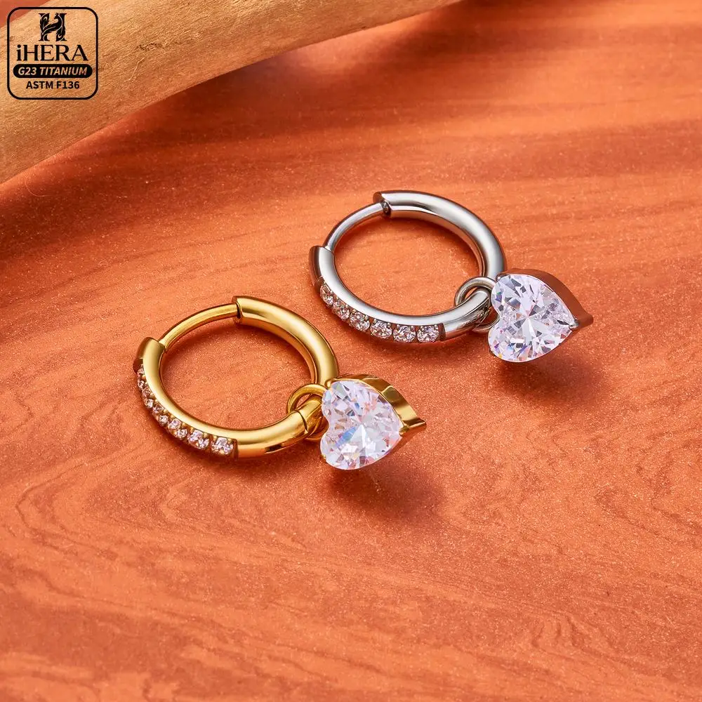 1/10 Stück F136 Titan Piercing Hänge-Creolen mit funkelnden Zirkonia-Steinen, Nasen-, Septum-, Helix-, Knorpel-Ohrringe-Set, Labret-, Augenbrauen- und Körperschmuck – Detail 14