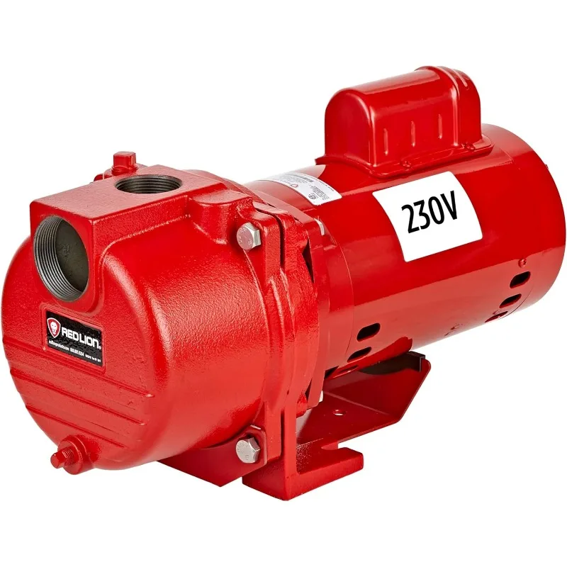 

RL-SPRK-200-BR, 230 Volt, 2HP, 77 GPH, Sprinkler/Irrigation Pump with Brass Impeller, Red, 97102002 US(Origin)