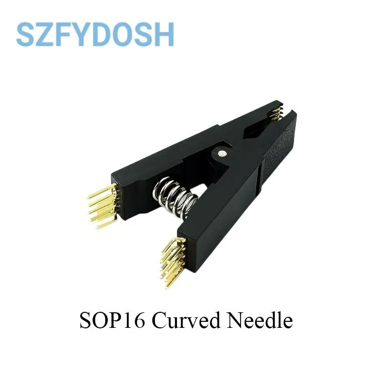 Programmer Testing Clip SOP8 SOP16 SOP SOIC 8 SOIC 16 SOIC8 SOIC16 SOIC8 DIP16 DIP 8 Pin DIP 16 Pin IC Test Clamp Without Cable