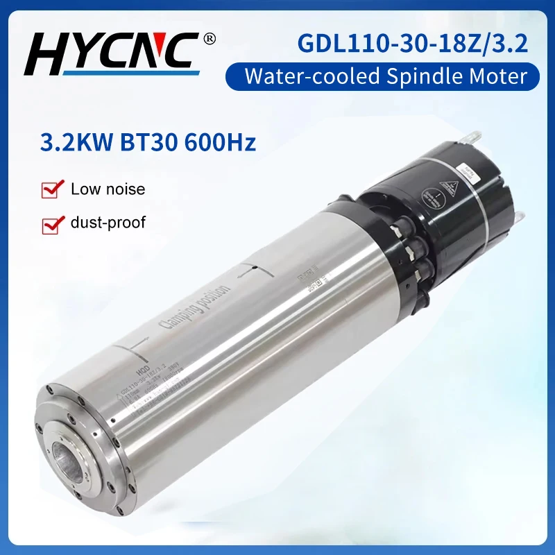 ATC 3.2KW Spindle Motor BT30 18000 rpm CNC Machine Automatic Tool Change spindle for Auto Milling