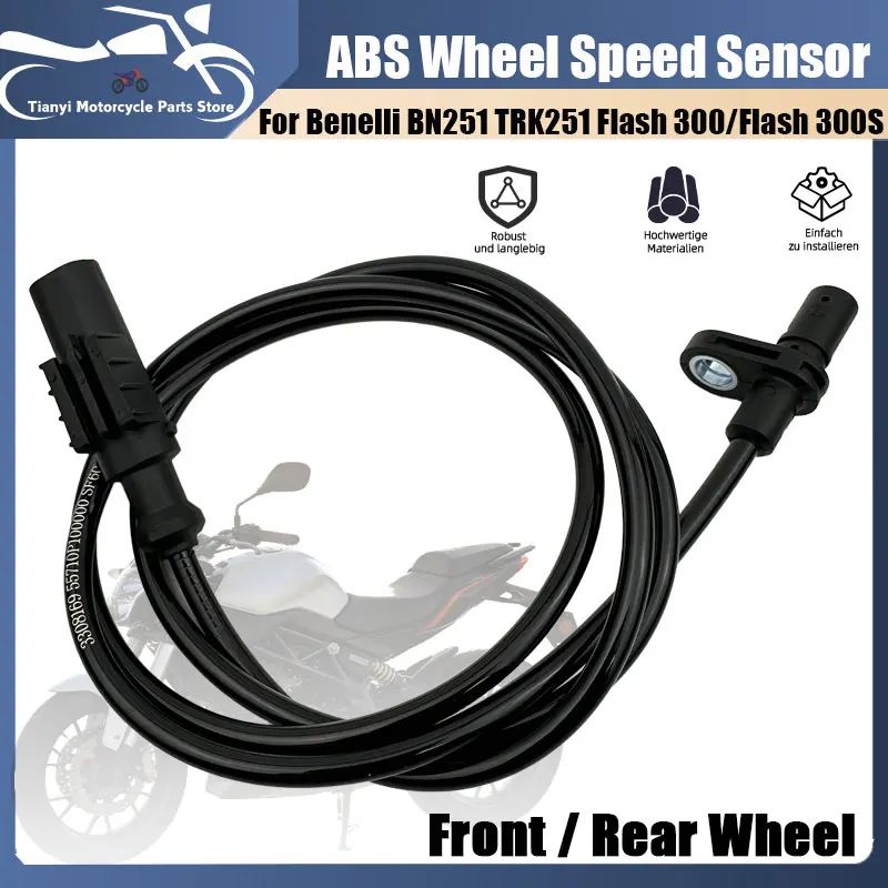 Sensor de Velocidad ABS para Rueda Delantera de Motocicleta para Benelli BN251 TNT25 TRK251 TNT25 Leoncino250, Sensores de Velocidad de Rueda 45710P100000