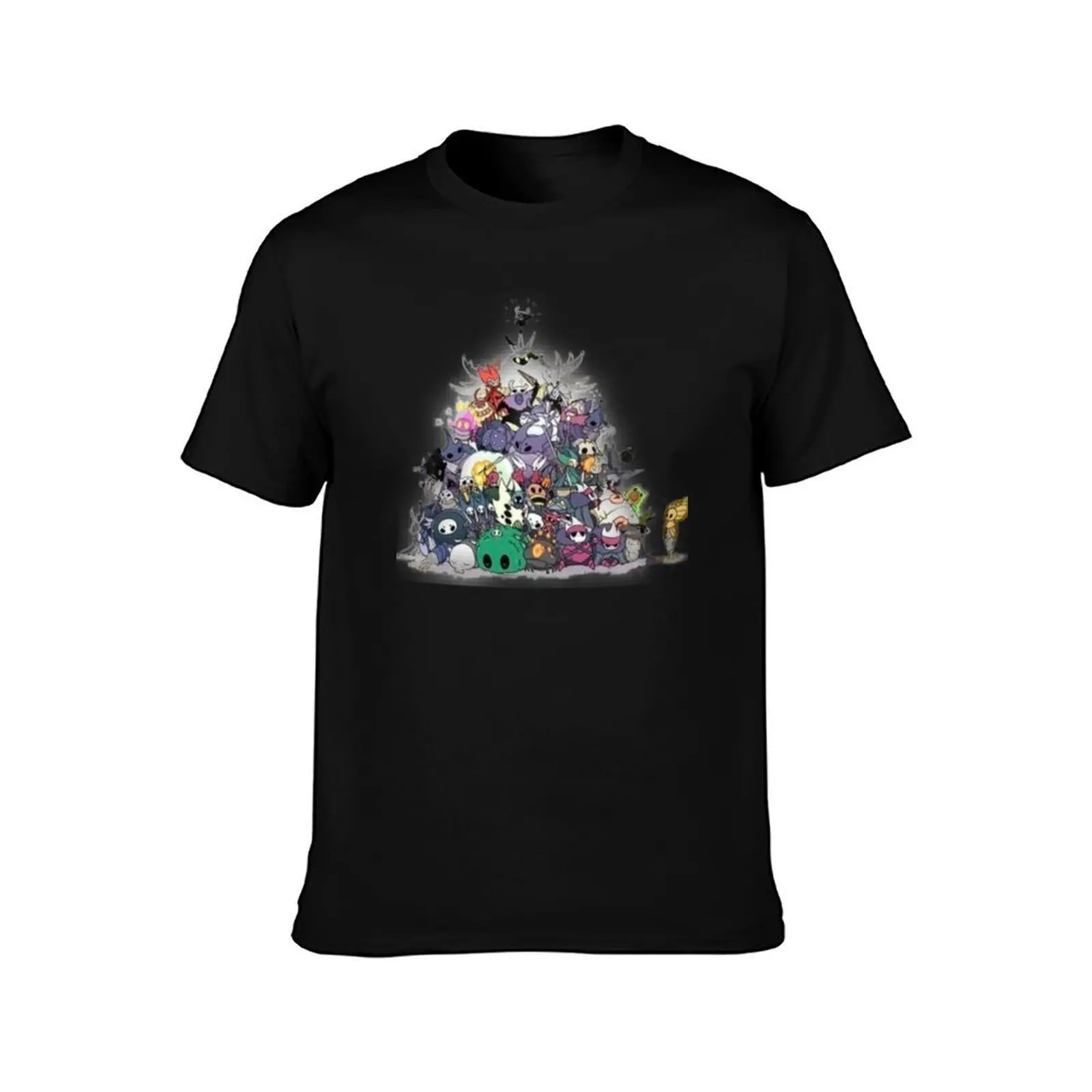 Every hollow knight character T-Shirt Large Size Casual Short Sleeve Top