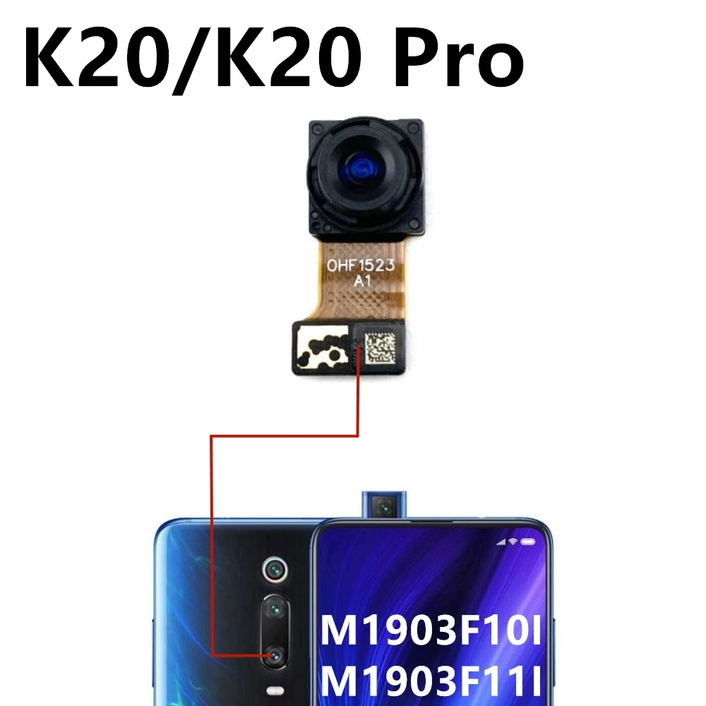 Front Rear Camera For Xiaomi Redmi K20 Pro K20pro Original Frontal Selfie Back Main Facing Camera Flex Cable Replacement