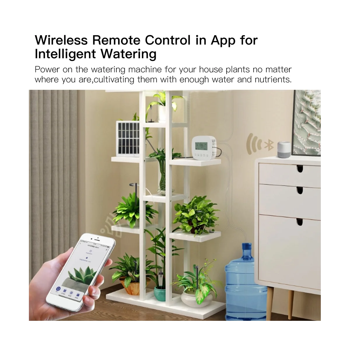 

Intelligent WiFi Voice Manual Control Garden Automatic Watering Device Plant Drip Irrigation Water Timer System Timing