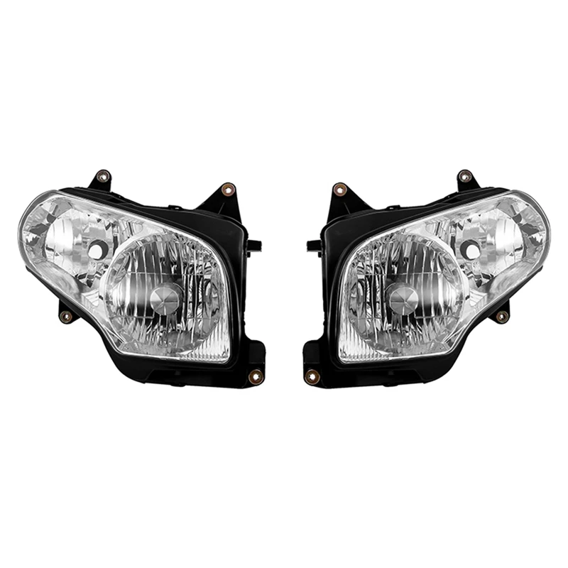 

1Pair Headlight Headlight Assembly Motorcycle Parts Accessories For Honda GL1800 Gold Wing 1800 2001-2011 2008 2009 2010