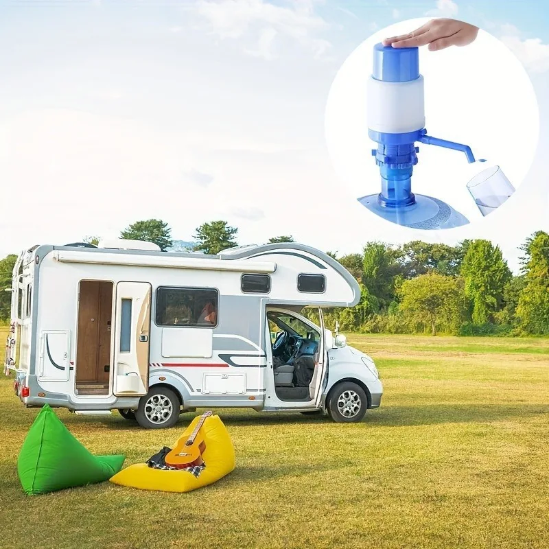 Manual water pump,pressurized water distribution pump,dorm/home/outdoor camping/picnic essential,back to school season,Christmas view 5