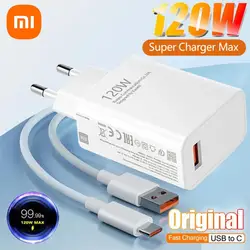 Xiaomi 120W USB Charger 33W 67W Quick Charge QC3.0 Portable Wall Travel Mobile Phone Fast Adapter For Huawei Mate 60 Xiaomi 14