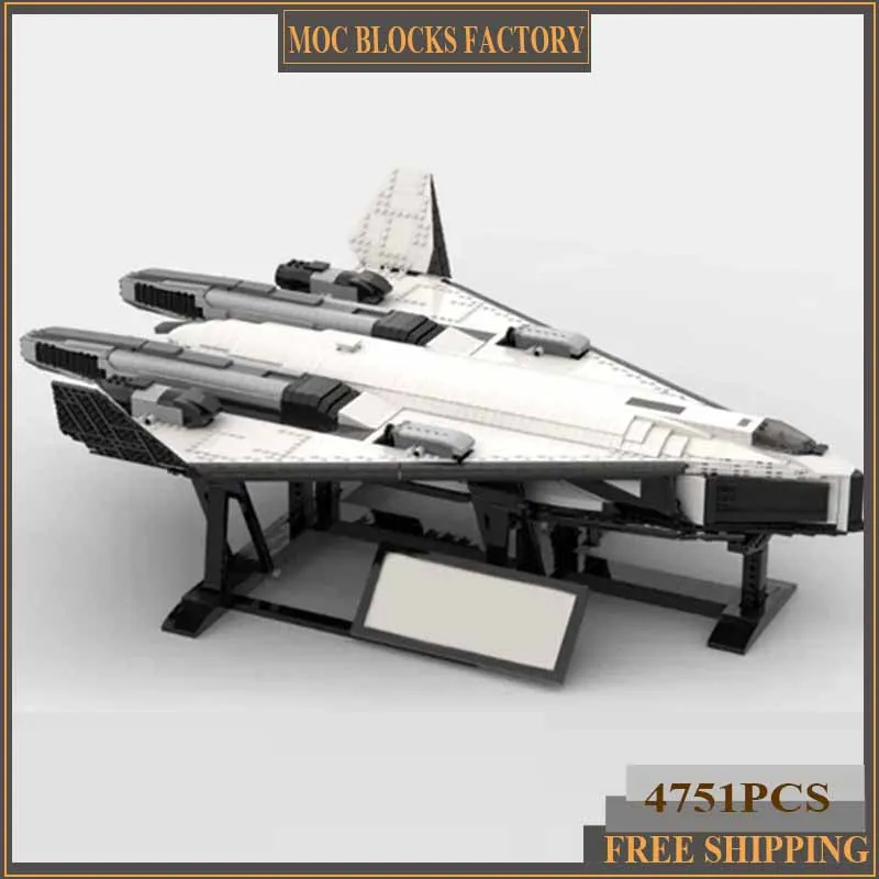 

Moc Building Bricks Звездный фильм Модель SSTO TAV 37B Class Shuttle Технология модульных блоков Подарки Рождественские игрушки Наборы для самостоятельной сборки