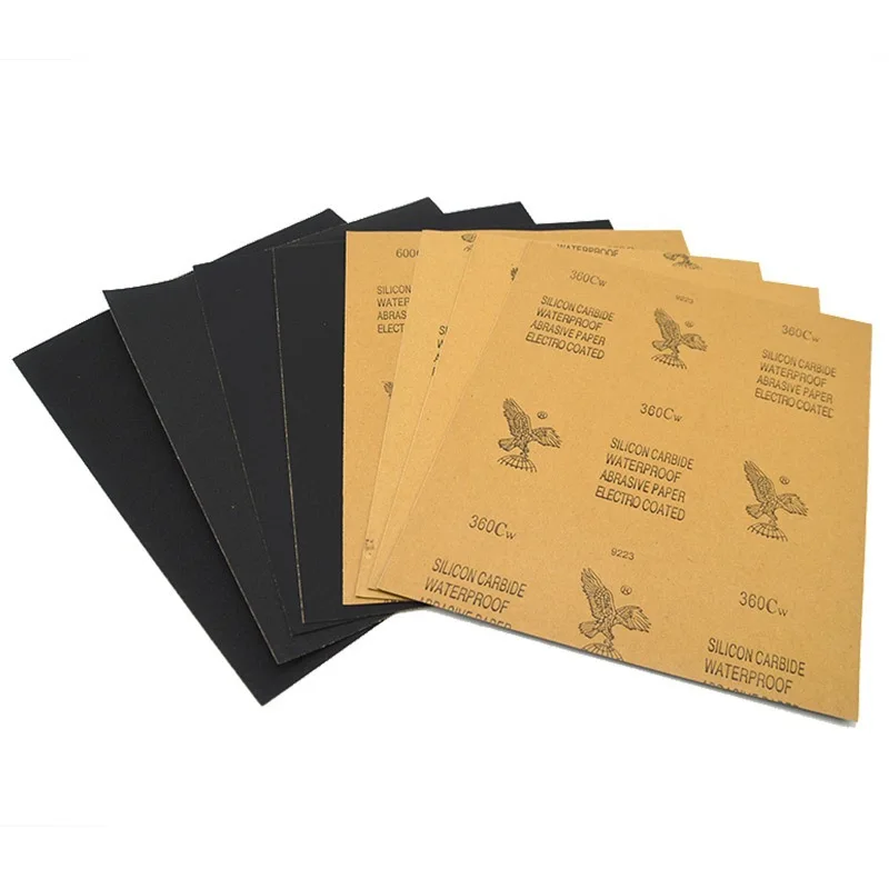 Sandpaper P80 Silicon Carbide Waterproof Abrasive Paper Wet And Dry Sand Paper