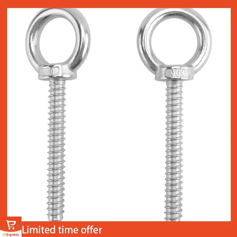 

Свежие 4 шт. сверхмощные крючки с проушинами, саморезы с проушиной, грузоподъемность 700 фунтов, сверхмощные винтовые крючки с проушинами (M10)