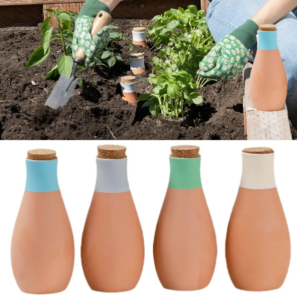 

Clay Watering Balloons Automatic Plant Watering System with Self-watering Spikes for Pots Slow Release Watering Globes Olla Pots