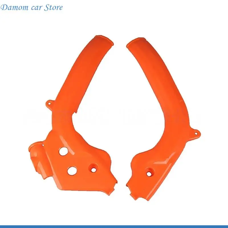 A2UC Trail Use Motorcycle Frame Guard Covers Plastic Set for Contact Zone and Daily Garage Service Tasks