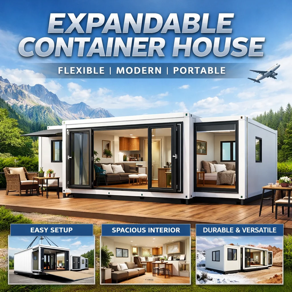 Quality Easy 4 Bedroom Luxury Prefabricated Modular House Complete Container House for Residential Housing and Family Living