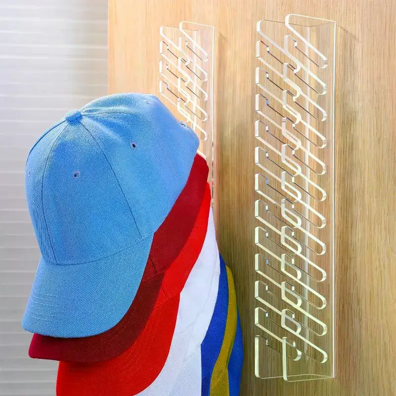 Baseball Hat Acrylic Storage Rack Display Rack For Bedroom Or Living Room Placement