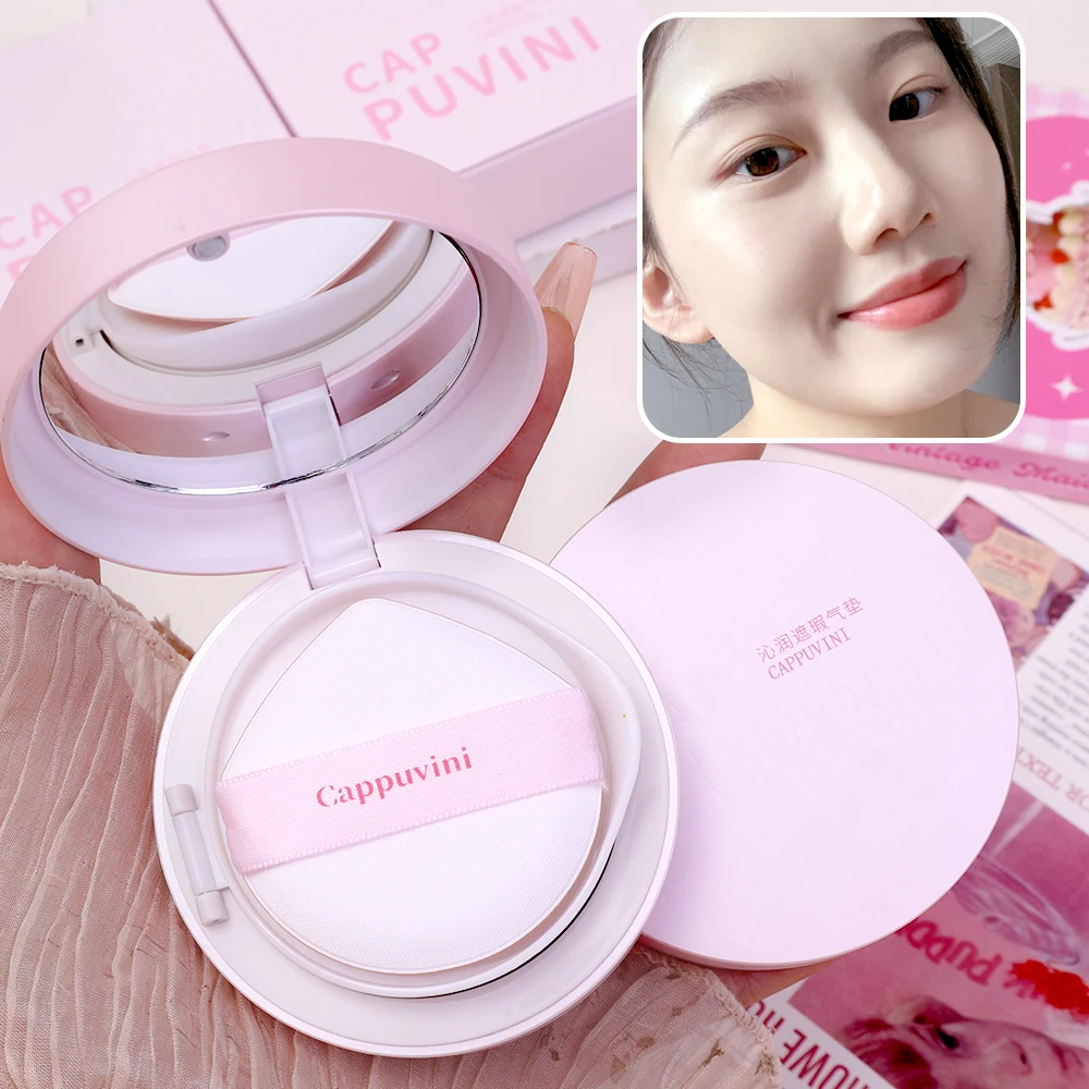 Air Cushion BB Full Coverage Waterproof Long-lasting Concealer Oilcontrol  Foundation Moisturizer BB Cream Korean Makeup