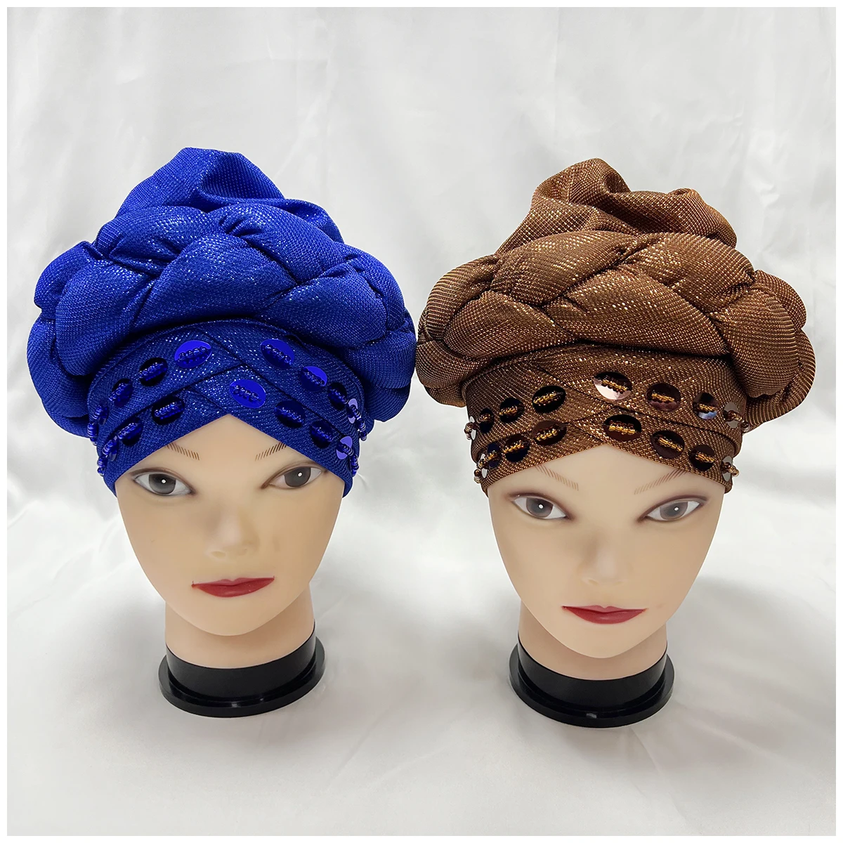 Wholesale 6/12 Pieces Order Fashion Muslim Female Turban Hat Velvet Hot Rhinestone Solid Indian Beanie Hair Bonnet Cap For Women