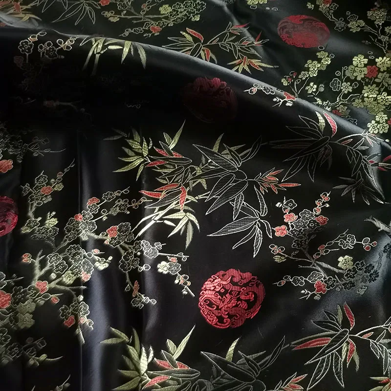 Black Metallic Jacquard Brocade Fabric,3D jacquard yarn dyed fabric for clothing,bedding,bag,curtainck