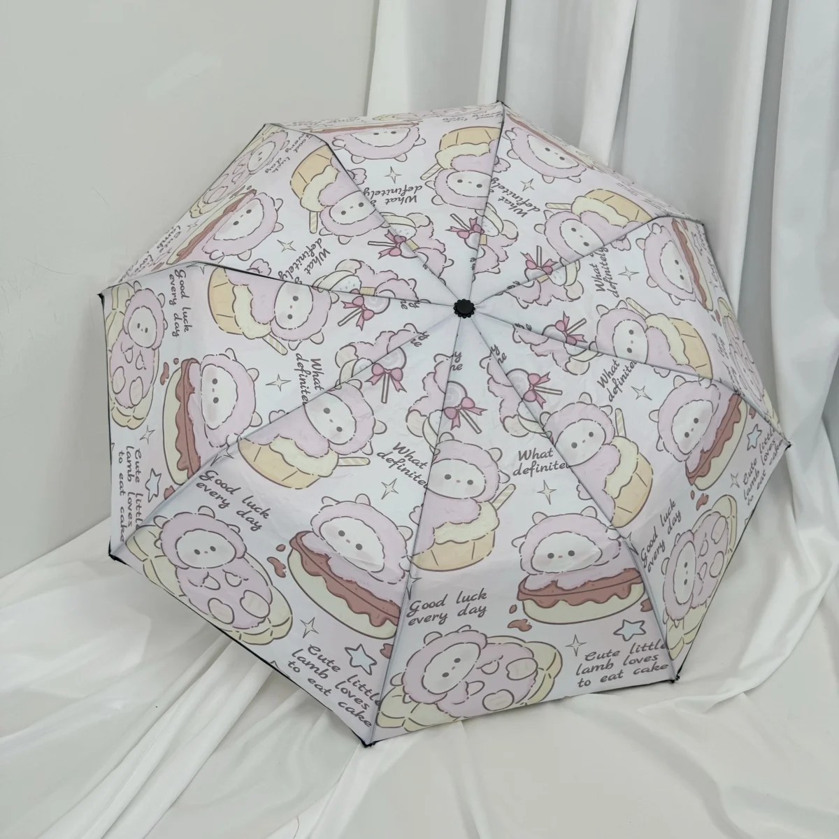 1 Christmas Pattern Pvc Transparent Umbrella, Pattern Optional, Automatic and Manual Optional, Suitable for Commuting