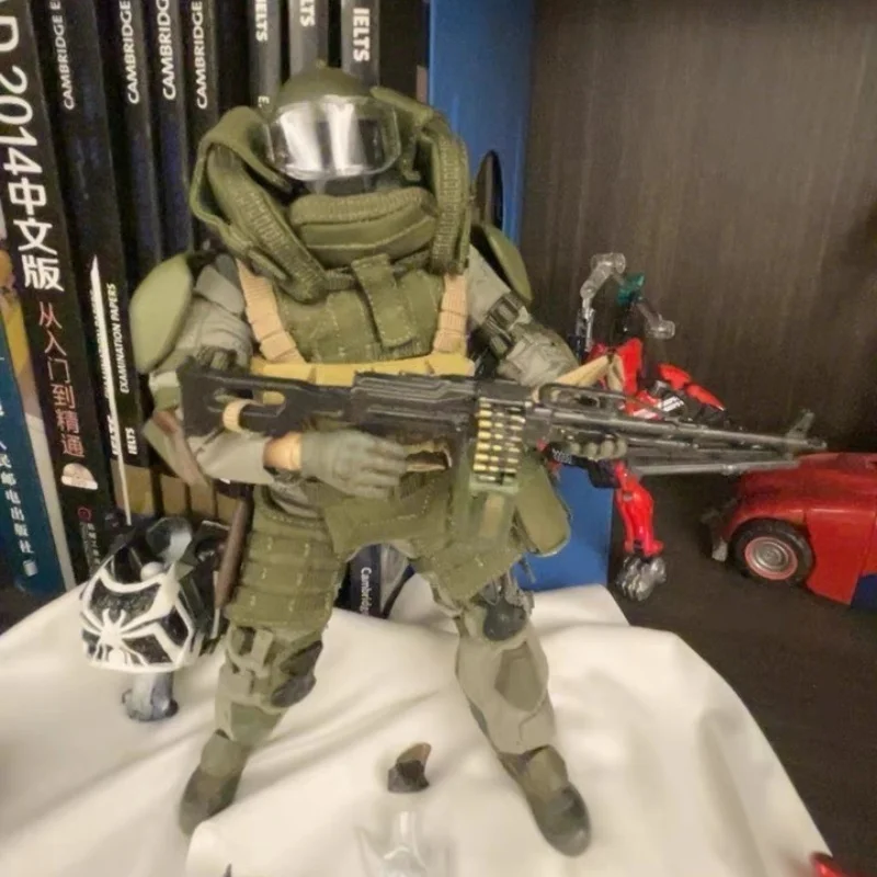 هاسوكي الأصلي أطقم منمذجة 1/12 قلعة كولوسوس المسلحة التمويه الجنود أنيمي عمل الشكل تحصيل الهدايا للبنين