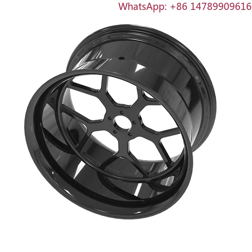 New INCA KING FLHRSI Road King Custom 18 Inch Professional 5/6 Hole Gravity Casting Solid Color Aluminum Wheel ReplacementMotorc