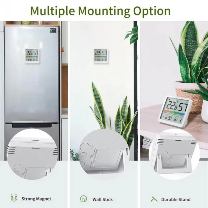 Новый цифровой домашний измеритель температуры и влажности в помещении, ЖК-цифровой термометр, гигрометр, датчик, метеостанция