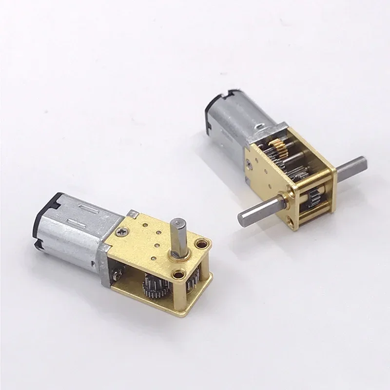 Micro N20 pełna metalowa skrzynia biegów silnik reduktora biegów DC3V 6V 12V 4rpm-381RPM niska prędkość Singal podwójny wał Robot DIY samochód Eleltric Lock — zdjęcie 3