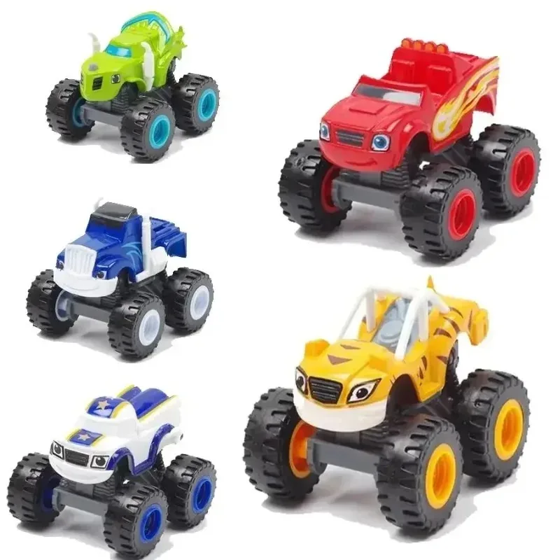 Klassisches Flammen-Automodell, Trägheits-Druckgussauto, Renngrafiken, Flammenspielzeug für Kinder, Monster-Trucks, Spielzeugautos für Kinder.