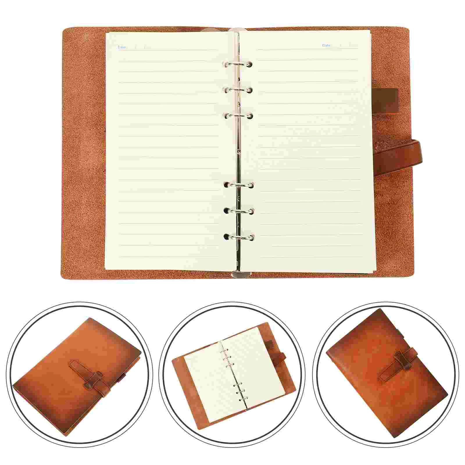 

Loose-leaf Notebook for Work Blank Notepad Refillable Journal Planning Notebooks Kids Portable