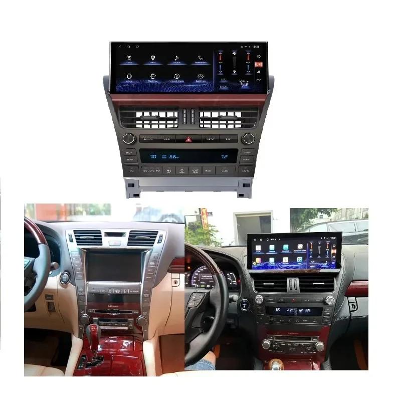 

12.3 " Carplay Android 12 Car DVD Player Multimedia GPS for Lexus LS460-LS600 2006-2012 Stereo Radio