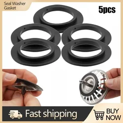 5pcs Rubber Seal Washer Gasket For basin Basket Strainer Plug For 78 79 80 82 83mm Kitchen Bathroom Sink Drain Seal Gasket